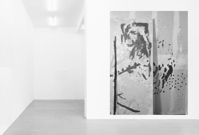 Brion Nuda Rosch, ABEX Face w/ Nose Installed, 2016. Archival print on vinyl, 108” x 114".
