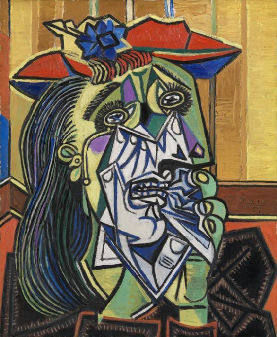 Weeping Woman, Pablo Picasso, 1937, Photo: © Tate, London 2017.