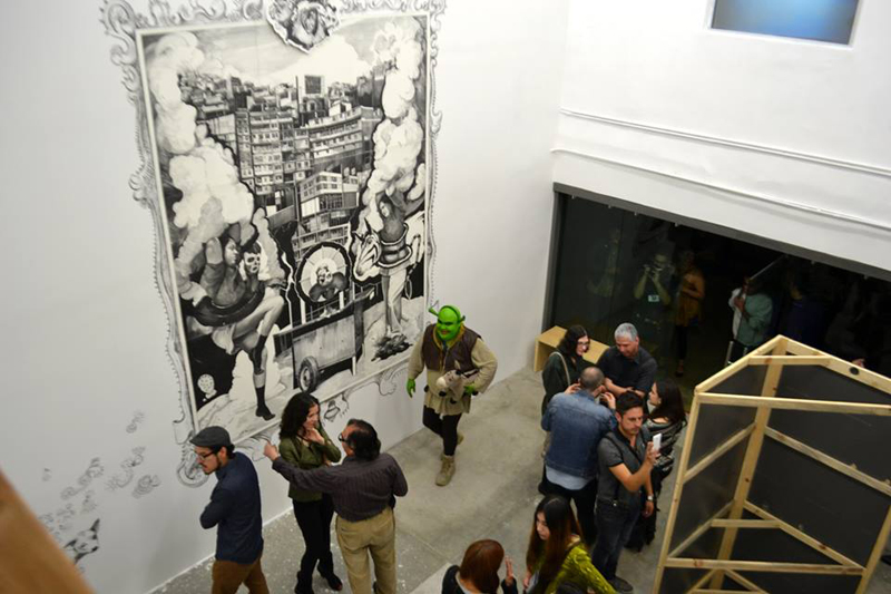 TJ in China Project Space, 2014, Tijuana. After creating the project in Beijing, Daniel Ruanova and partner Mely Barragán brought TJ in China home to Tijuana's Avenida Revolución, where it continued to highlight contemporary art connections between Mexico and China.