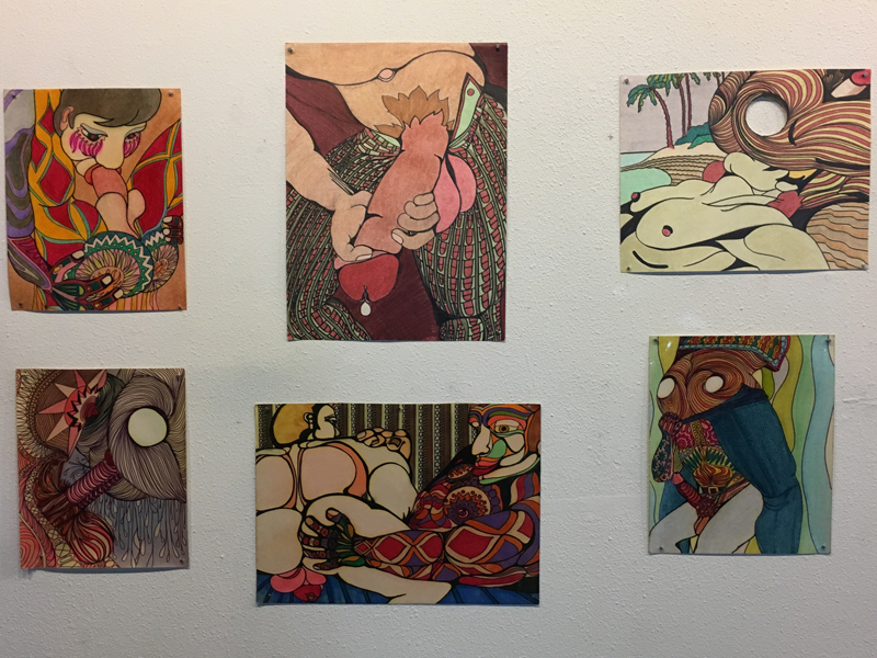 Install image of Psychedelic Sex from Buzz Bense’s Gay Stash: A Memorial Exhibition
