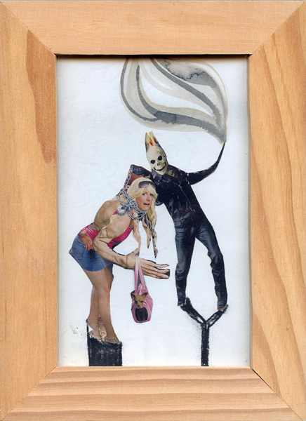Cliff Hengst, Untitled, 2008. Collage watercolor. Courtesy of the artist.