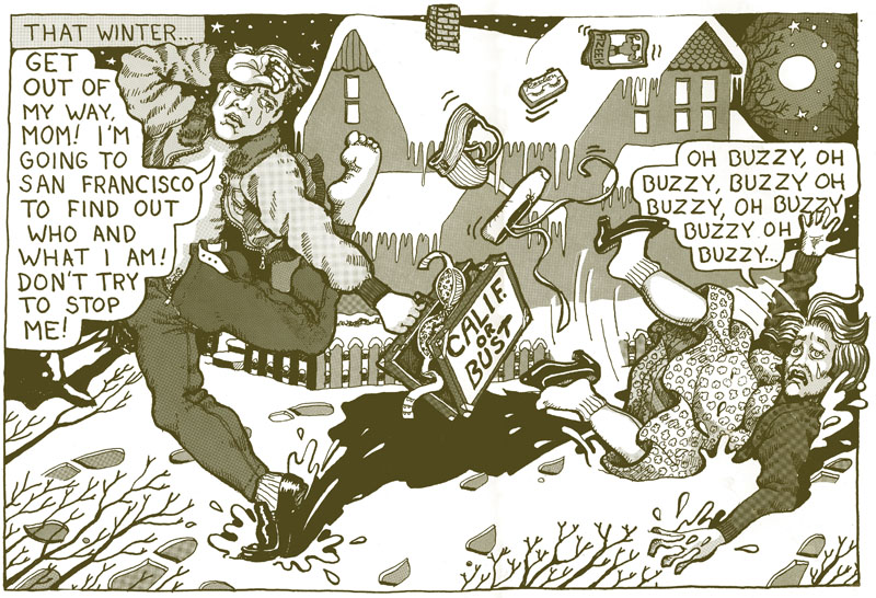 Curt McDowell—comic panel, Zip-A-Tone.