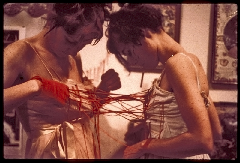 Daughters of Houdini (Zoey Kroll & Ryder Cooley), performance, 1995.