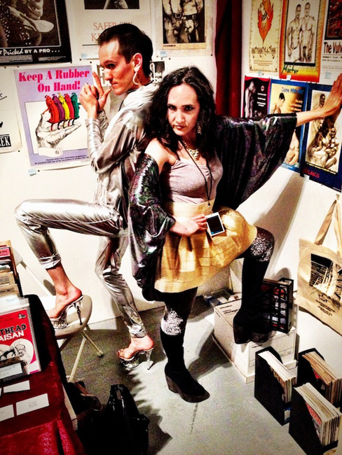 Miss Ian and Dorian, Center for Sex and Culture Booth at Los Angeles Art Book Fair, 2015.