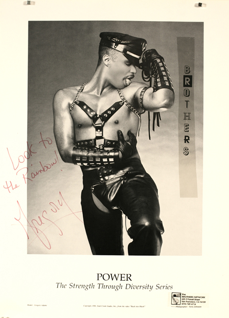 men, produced in joint partnership with the Black Gay and Lesbian Leadership Forum and the National Task Force on AIDS Prevention of the National Association of Black and White Men Together, 1985. From the Buzz Bense Collection.
