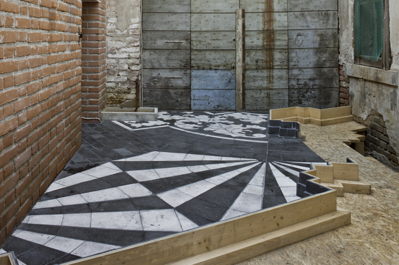 Katrín Sigurdardóttir, Foundation, 2013. Installation view: Lavanderia, Palazzo Zenobio, Venice. Courtesy of the artist and the Icelandic Art Center. Photo by Orsenigo Chemollo.