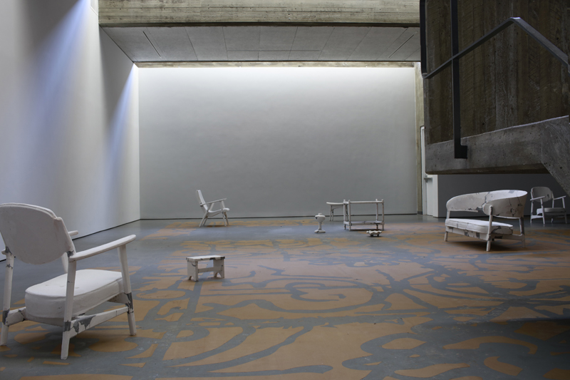 Katrin Sigurdardottir, Metamorphic, 2017. Installation view, Walter and McBean Galleries, San Francisco Art Institute. Courtesy of the Artist and San Francisco Art Institute. Photo by Gregory Goode.