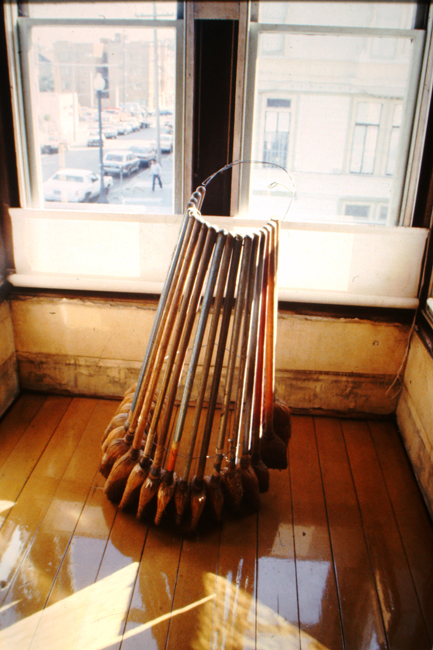 David Ireland, Broom Collection (1978), 1986; photo: Abe Frajndlich; image courtesy of The 500 Capp Street Foundation.