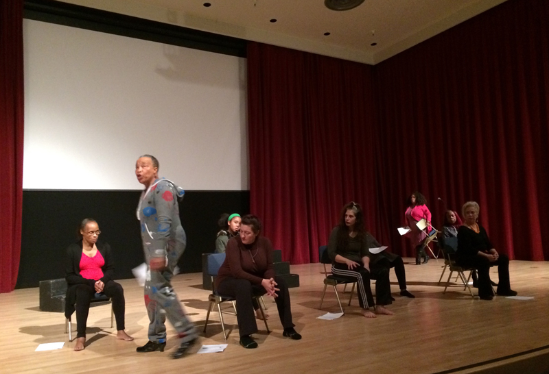A Medea Project rehearsal at SFSU, November 30, 2016. Photo: Alexandra Pappas.