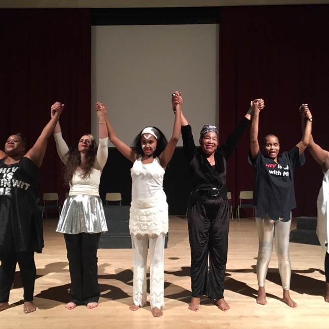 The Medea Project performing at San Francisco State University, December 5th, 2016. Photo: Martha Ezell.