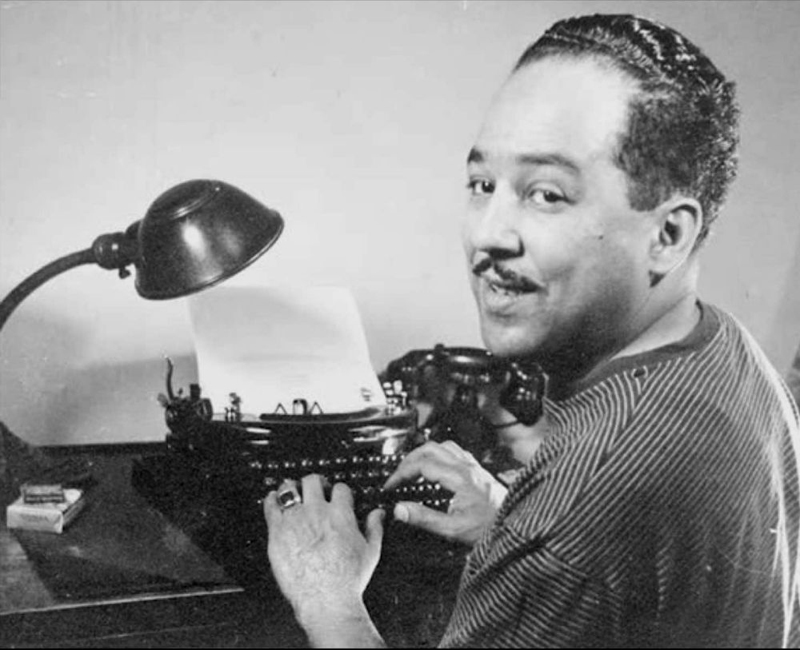 Langston Hughes, c. 1954. Photographer unknown.