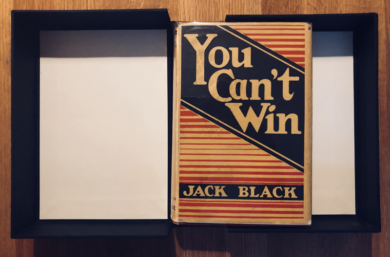The first edition of Jack Black's <em>You Can't Win</em>, 1926. Courtesy of the author.