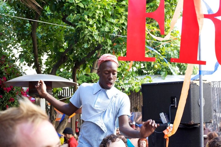 Kelly Lovemonster at Hard French, 2011. Photo: Chris Delbuck.