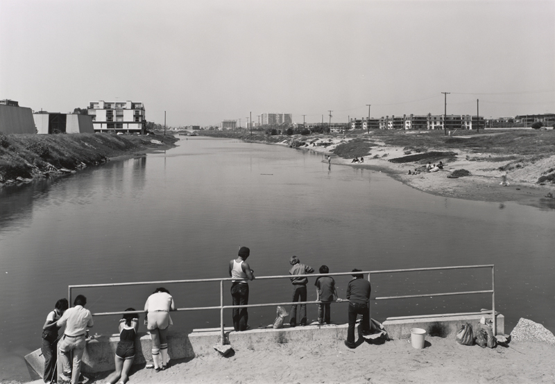Anthony Hernandez, Public Fishing Areas #30, 1979; gelatin silver print, 13 1/4 x 19 in. (33.7 x 48.3 cm); Collection SFMOMA, Purchase through a gift of Randi and Bob Fisher; © Anthony Hernandez Anthony Hernandez, Public Fishing Areas #30, 1979
