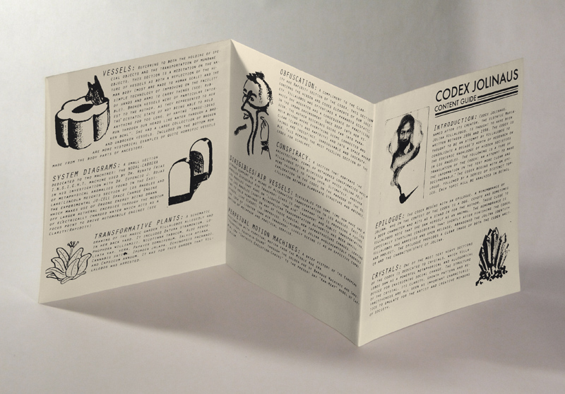 Arturo Ernesto Romo, Codex Jolinaus. Included in the 2009 solo exhibit Holy Jolina! at Tropico de Nopal Gallery, Los Angeles.