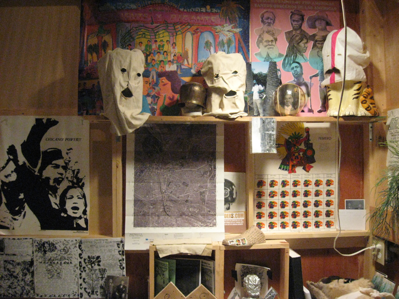 Arturo Ernesto Romo, Rended Facade (detail), 2008. At Phantom Sightings: Art after the Chicano Movement, LACMA.