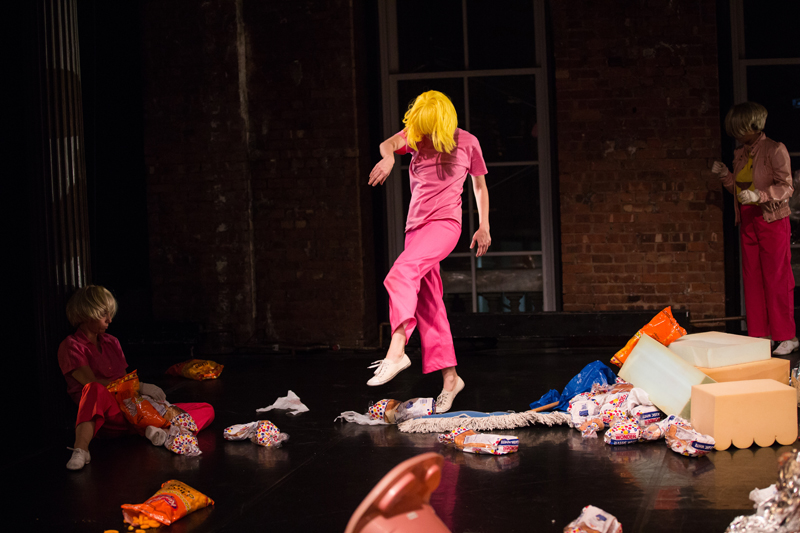 From left: Kate Watson-Wallace, Cori Olinghouse, and Martita Abril in Grandma. Photo by Scott Shaw.