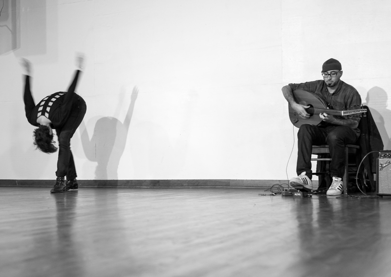 From an Arab Avant Music Programme performance, 2017. Photo: Ricardo Esway.