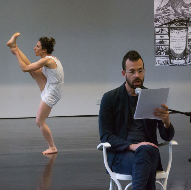 Netta Yerushalmy, left, and David Kishik in Paramodernities #1: The Work of Dance in the Age of Sacred Lives. Photo: Paula Lobo.