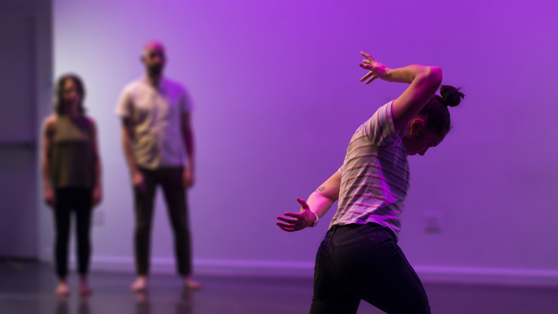 From Good Strong Hands. Foreground: Melissa Lewis; Background: Arletta Anderson, Eric Garcia.