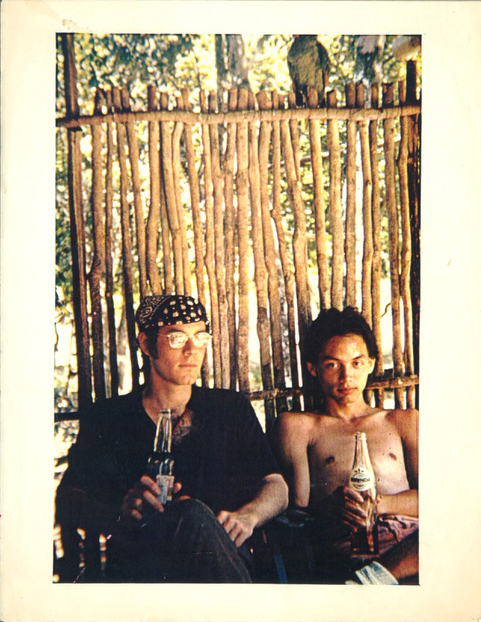 Robert Glück and Ed Aulerich Sugai, Guatemala, 1973. Photo courtesy Robert Glück.
