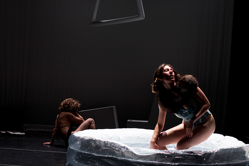 Abby Crain and Mara Poliak in Swimming Pool. Photo: Chani Bockwinkel.