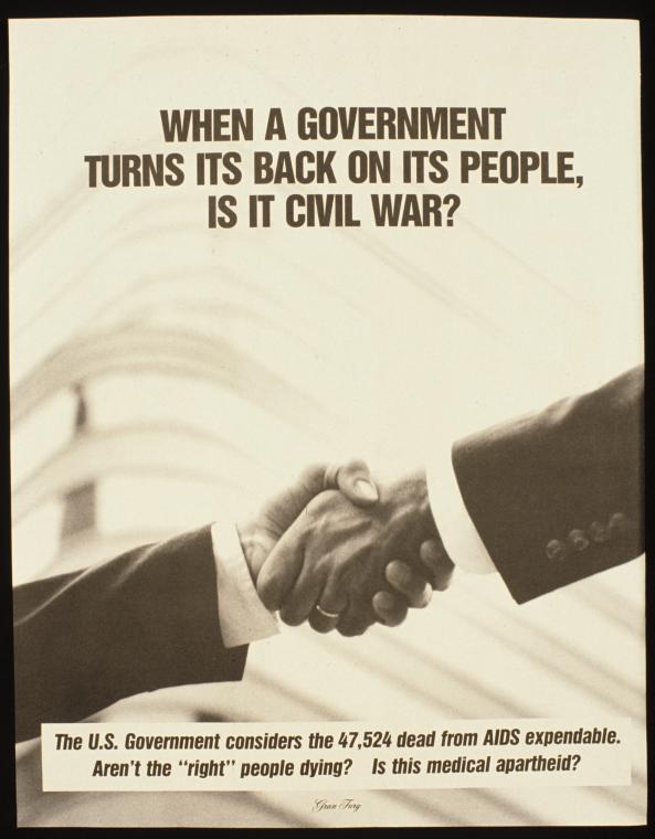 Manuscripts and Archives Division, The New York Public Library. "When a Government Turns Its Back on Its People, Is It Civil War? (Final poster)" New York Public Library Digital Collections. Accessed July 9, 2018. http://digitalcollections.nypl.org/items/510d47e4-103f-a3d9-e040-e00a18064a99