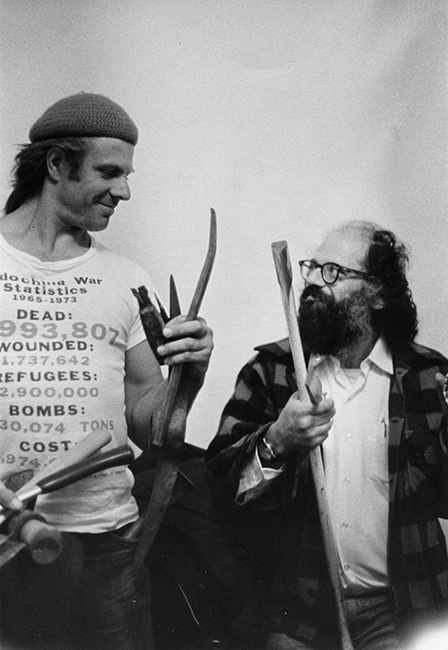 Peter Orlovsky and Allen Ginsberg. From the Stephen F. Lowell Papers, 1996-05, The Gay, Lesbian, Bisexual, Transgender Historical Society.
