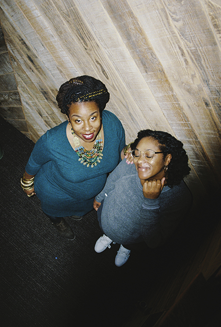 Candice and Talia from a bird's-eye view. Photo: Sasha Kelly.