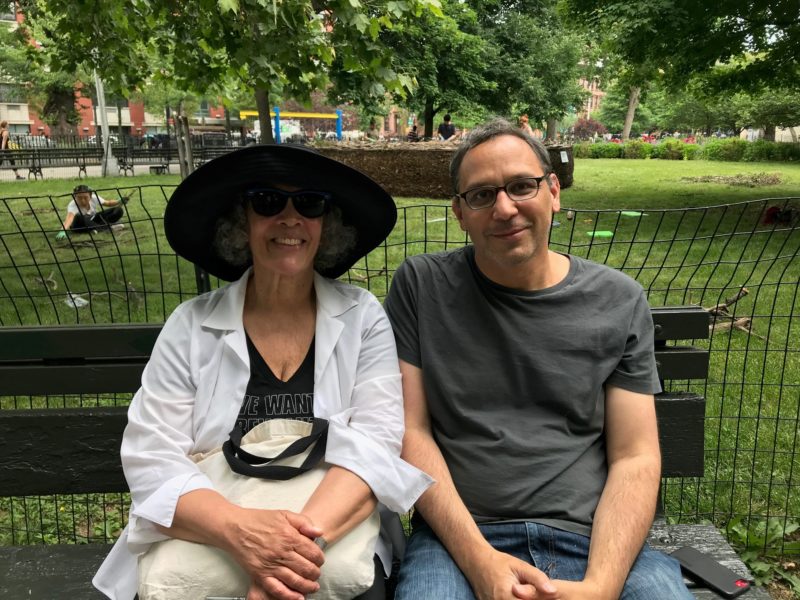 Hanging out in Harlem with artist and educator Maren Hassinger.