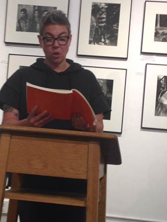 Reading at Alley Cat Bookshop in September 2018. Photo: Margaret Tedesco.