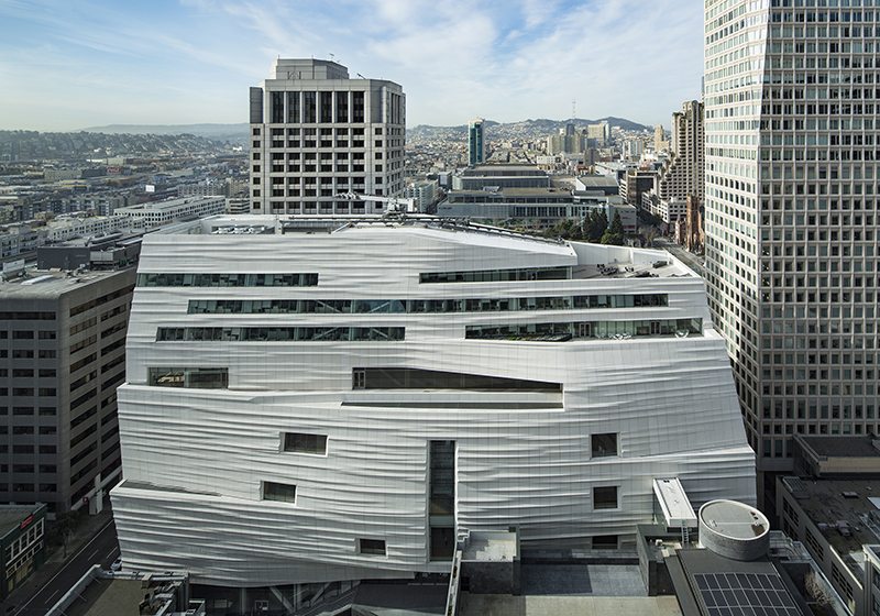 Snøhetta expansion of the new SFMOMA, 2016; photo: © Henrik Kam, courtesy SFMOMA.
