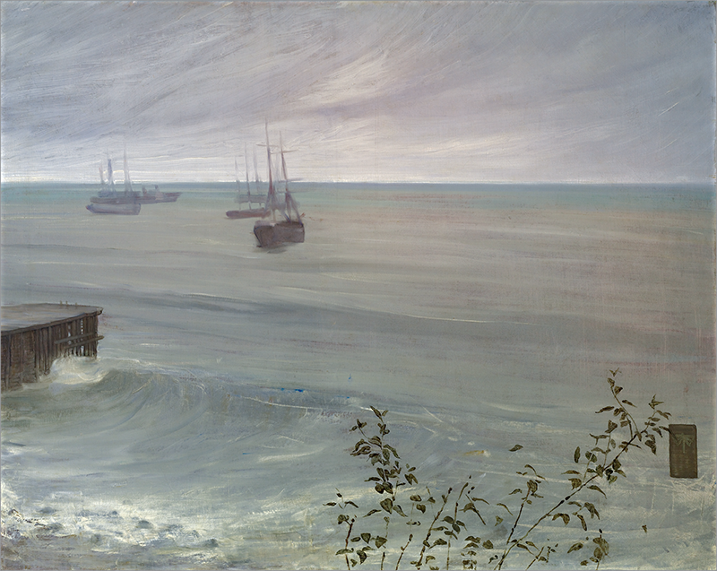 James McNeill Whistler, Symphony in Grey and Green: The Ocean, 1866; oil on canvas. The Frick Collection, Henry Clay Frick Bequest.