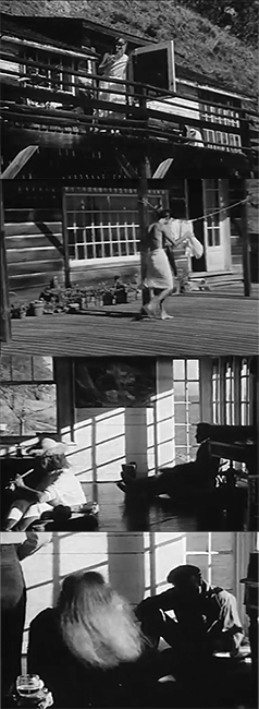 Frame grab sequence from ruth weiss’ film, The Brink (1961). Courtesy of the Berkeley Art Museum/Pacific Film Archive.