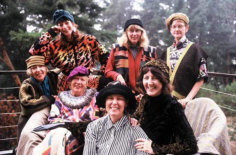 Group 9, ca. 1991. Left to right, back: Jean Cacicedo, Janet Lipkin, Ana Lisa Hedstrom, Gaza Bowen. Front: K. Lee Manuel, Candace Kling, Marian Clayden. Not pictured: Ina Kozel, Marika Contompasis.