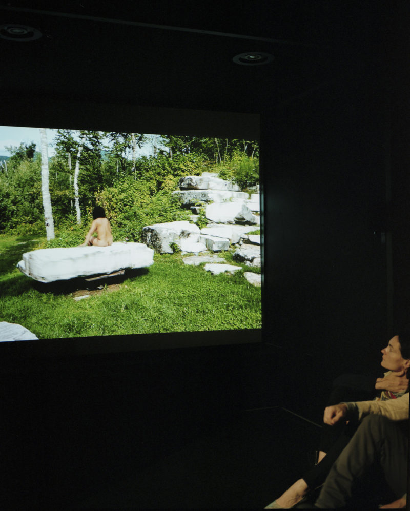 Xandra Ibarra's Turn Around Side Piece screening at Aggregate.