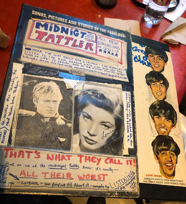 Kevin Killian's Midnight Tattler tabloid. Photo: Sam Ace.