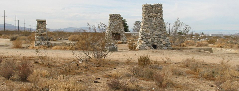 The existing remnants of Llano del Rio, where Lewitzky was born.