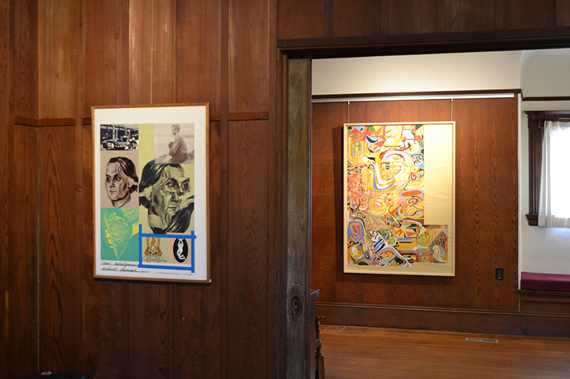 All images: Artwork by Robert Duncan on display at the Jess-Kael House in Berkeley, CA. Duncan image permission provided by the Jess Collins Trust.