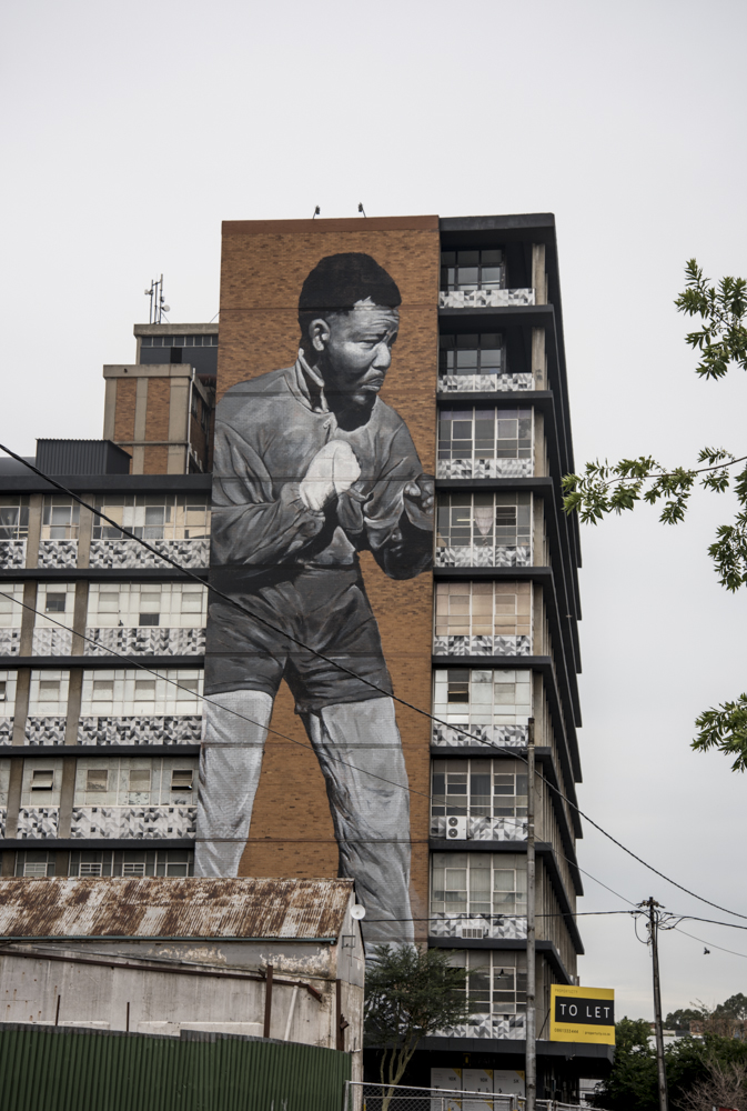 Lewis Watts, Mural of Nelson Mandela, Johannesburg, 2015