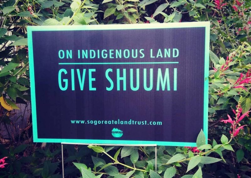 On Indigenous land.