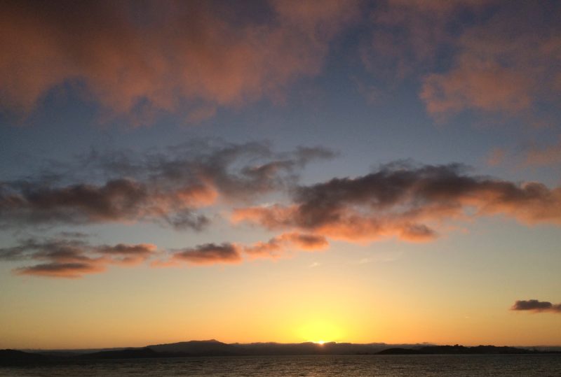 East Bay sunset