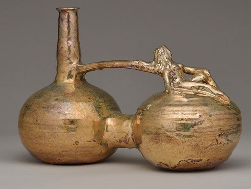 Beatrice Wood, <em>Untitled</em>, 1987; ceramic. Image courtesy the Beatrice Wood Foundation.