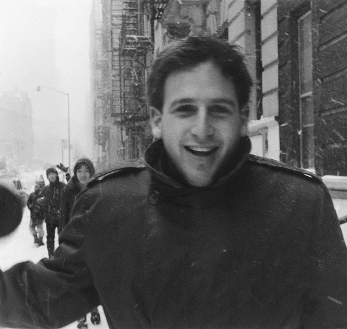 Nathaniel Dorsky in New York City, 1964. Photo: Tony Baczewski.