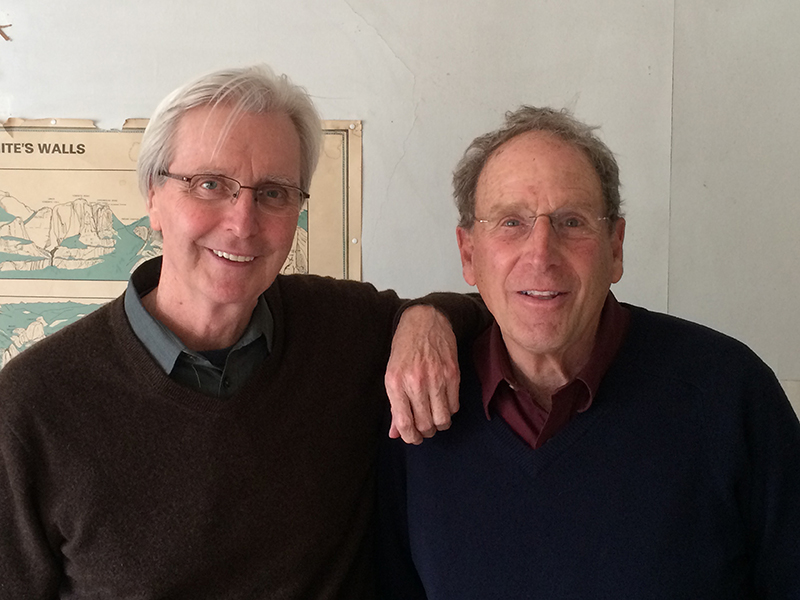 Jerome Hiler and Nathaniel Dorsky, 2015. Photo: Owsley Brown III.