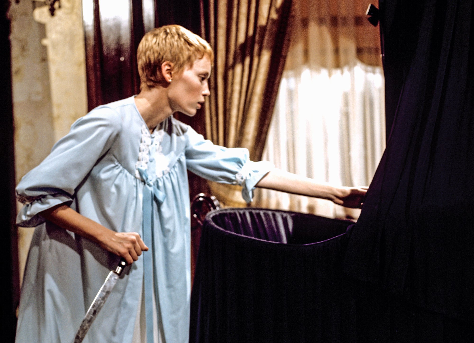 Still from Rosemary's Baby (Polasnki, 1968).