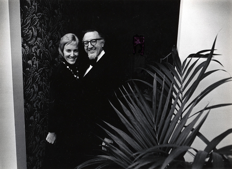 Carol Lindsley and Reese Palley, ca. 1969.