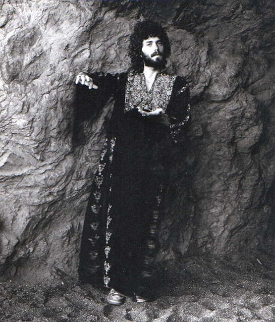 Aaron Shurin at Land's End, 1976. Photo by Marshall Rheiner.