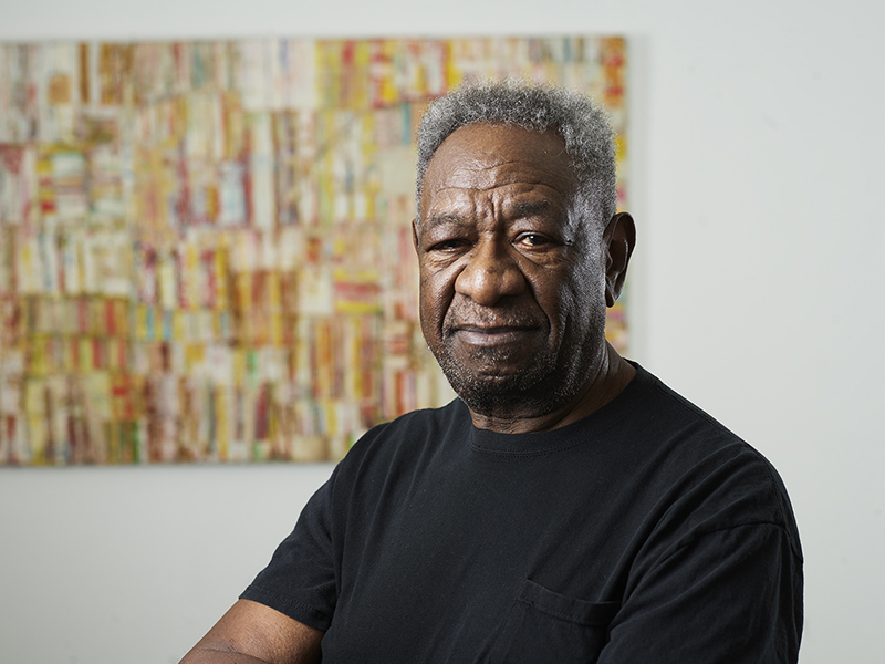 Mike Henderson, 2019. Photo: Robert Divers Herrick. Courtesy of Haines Gallery, San Francisco.
