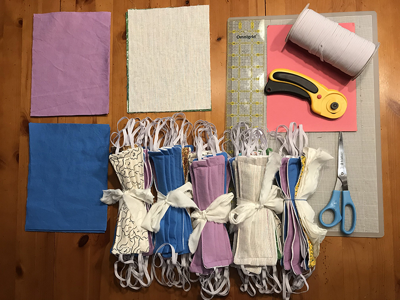 Mask-making tools.